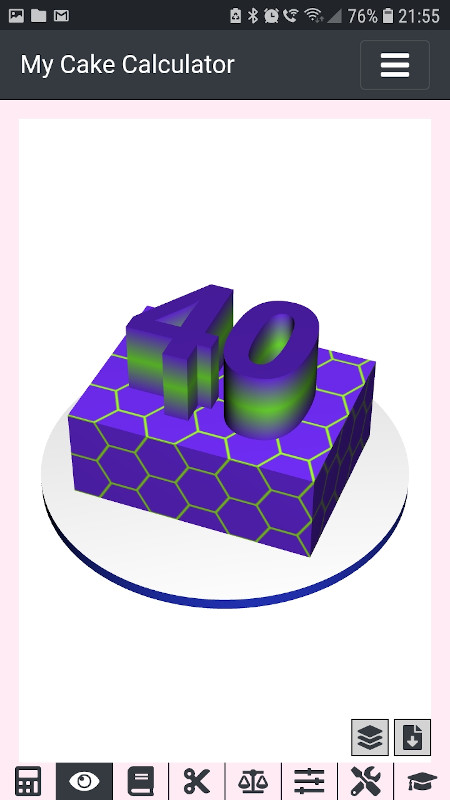 number cake